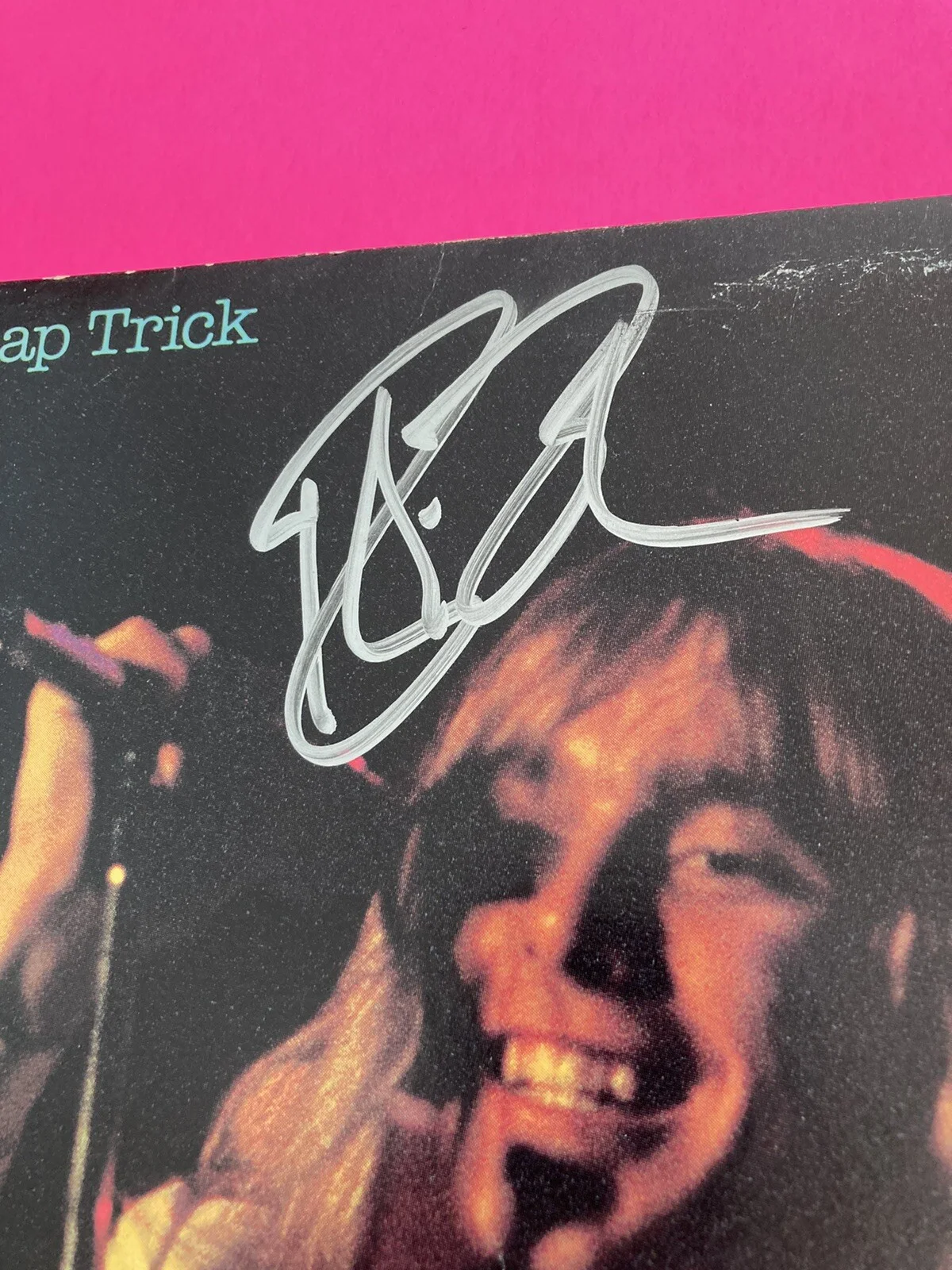 ROBIN ZANDER SIGNED CHEAP TRICK "LIVE AT BUDOKAN" VINYL LP *EXACT PROOF*, image 3