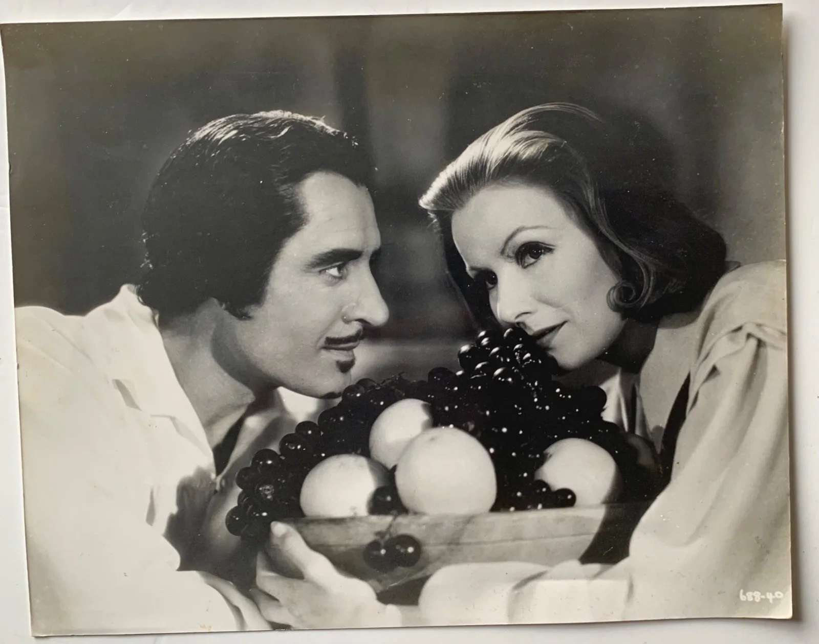 VINTAGE GRETA GARBO JOHN GILBERT BLACK & WHITE PHOTOGRAPH MOVIE FILM STILL PHOTO, изображение 2