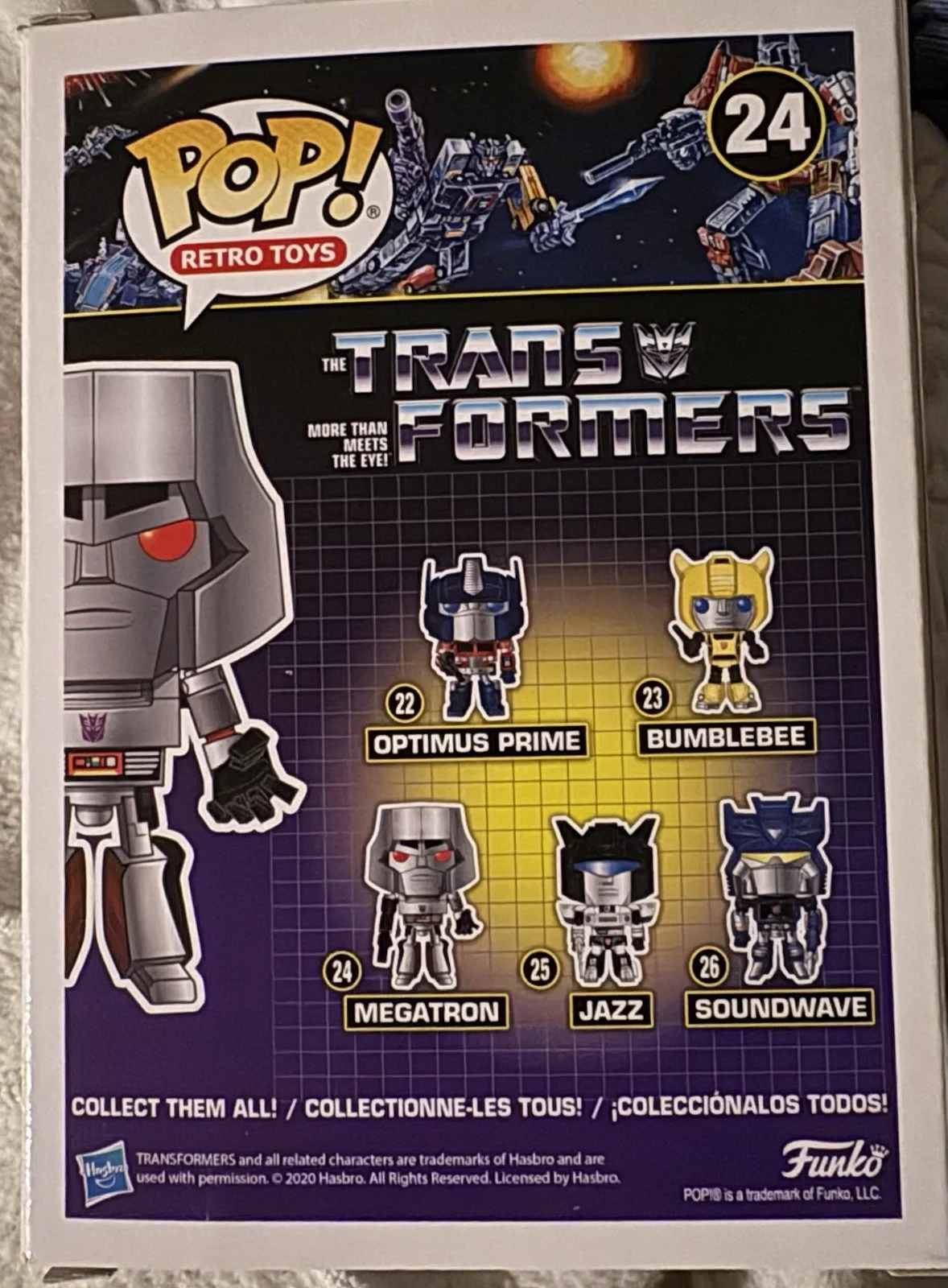 Frank Welker — Frank Welker , MEGATRON , Signed Autographed , Fubko pop JSA Authentication ￼, image 4