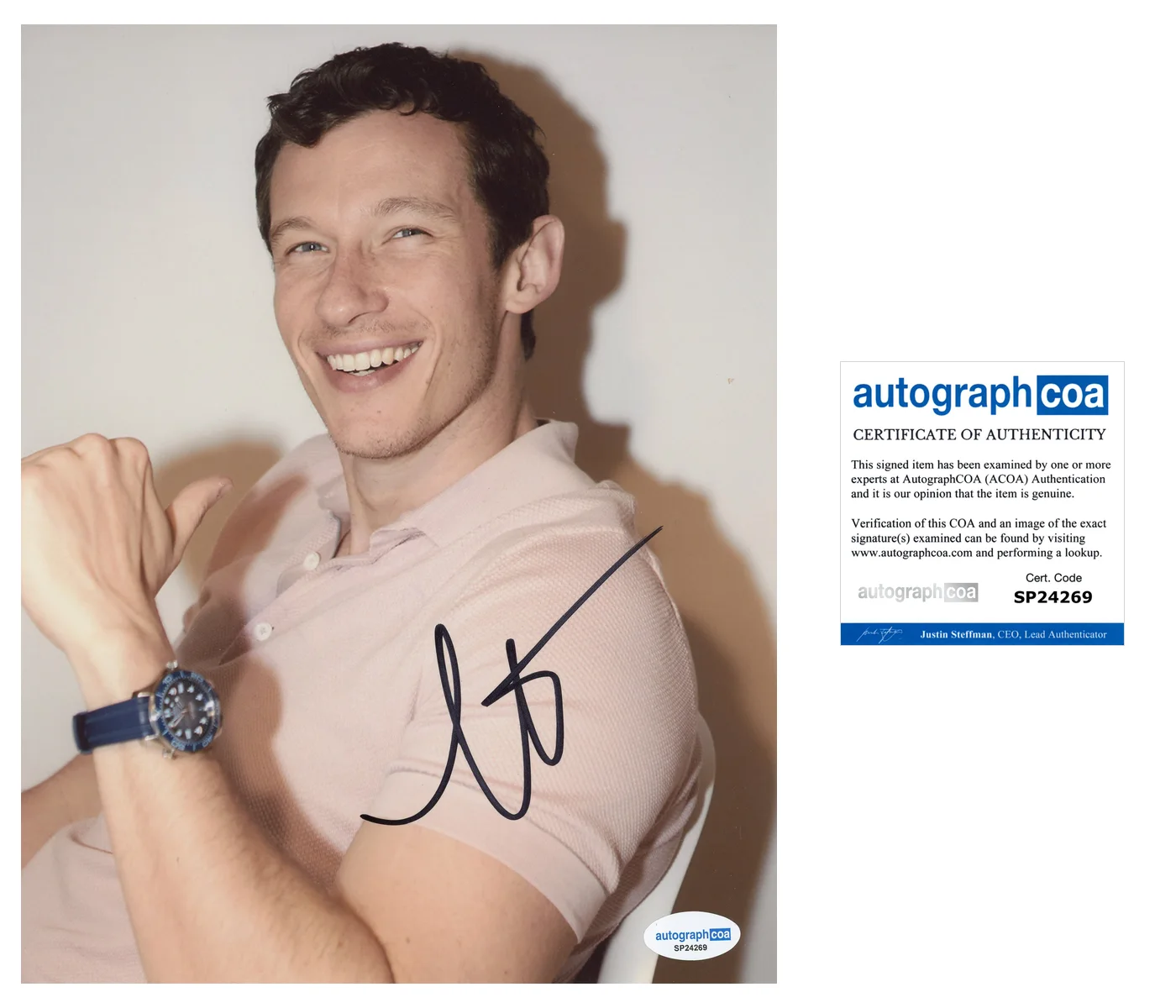 Callum Turner — Callum Turner BOYS IN THE BOAT Star Signed Autographed 8x10 Photo ACOA