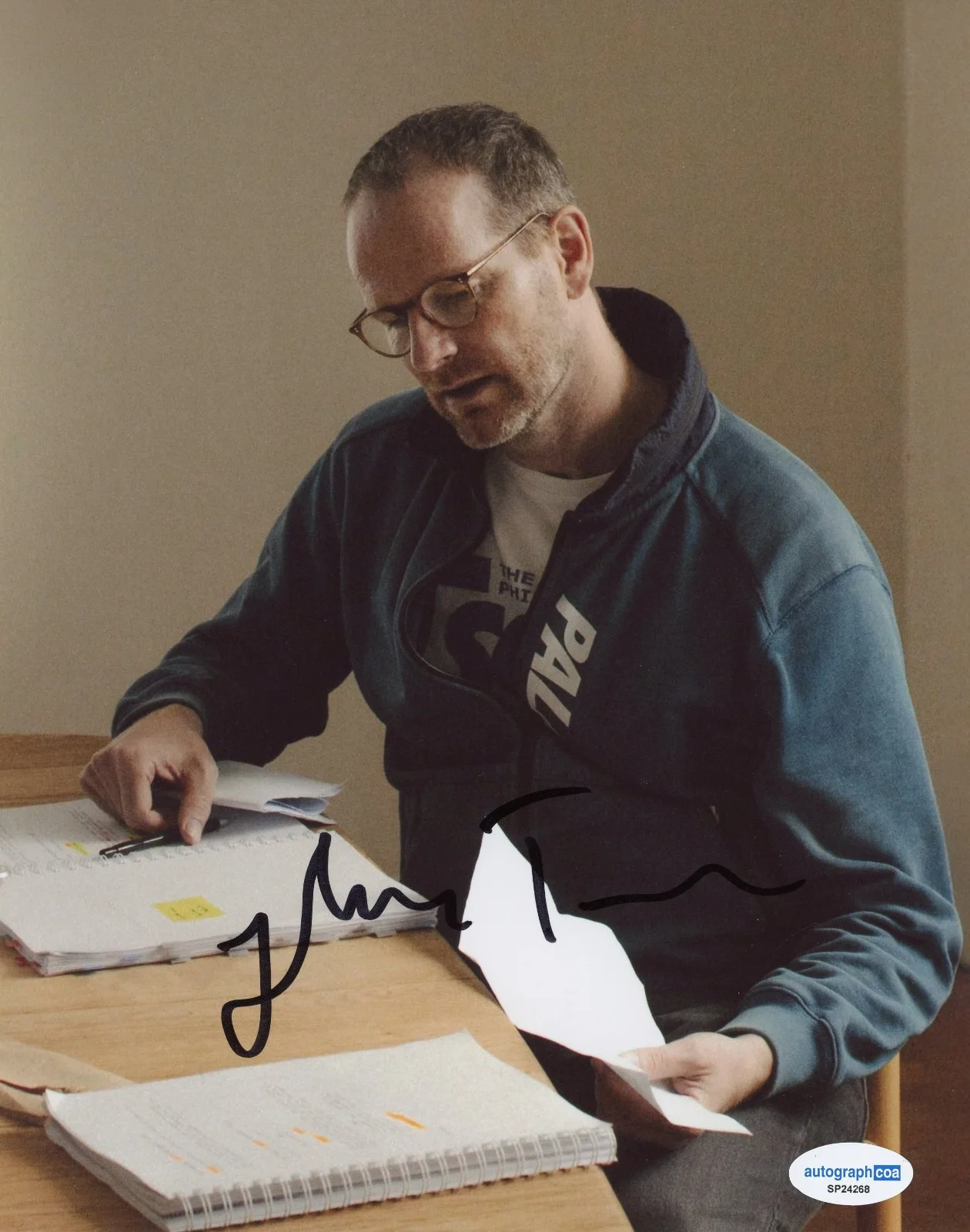 Joachim Trier — Joachim Trier Signed Autographed SENTIMENTAL VALUE 8x10 Photo EXACT Proof ACOA, image 2