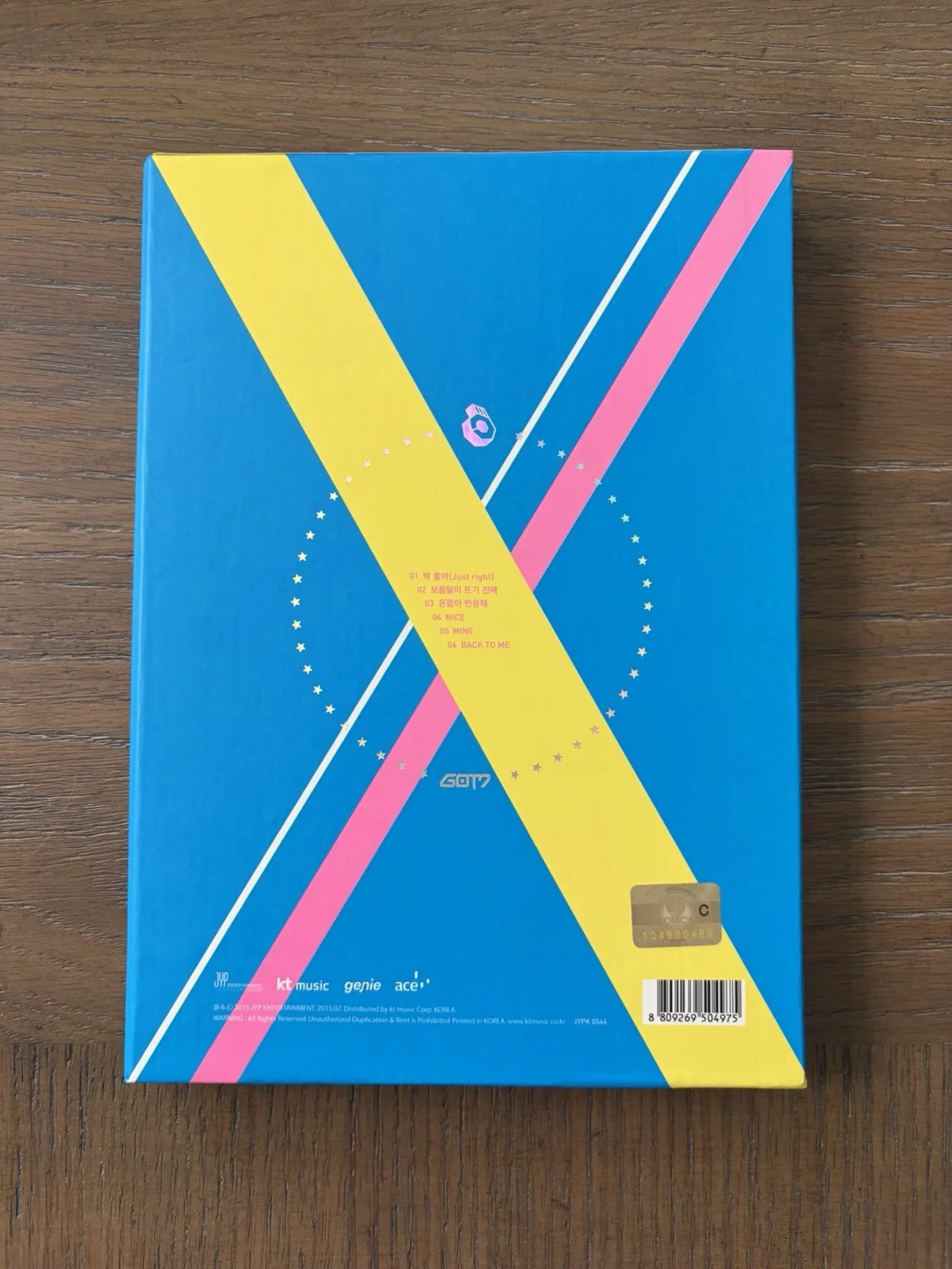 Just Right (3rd Mini Album) by GOT7 (CD, 2015), image 2
