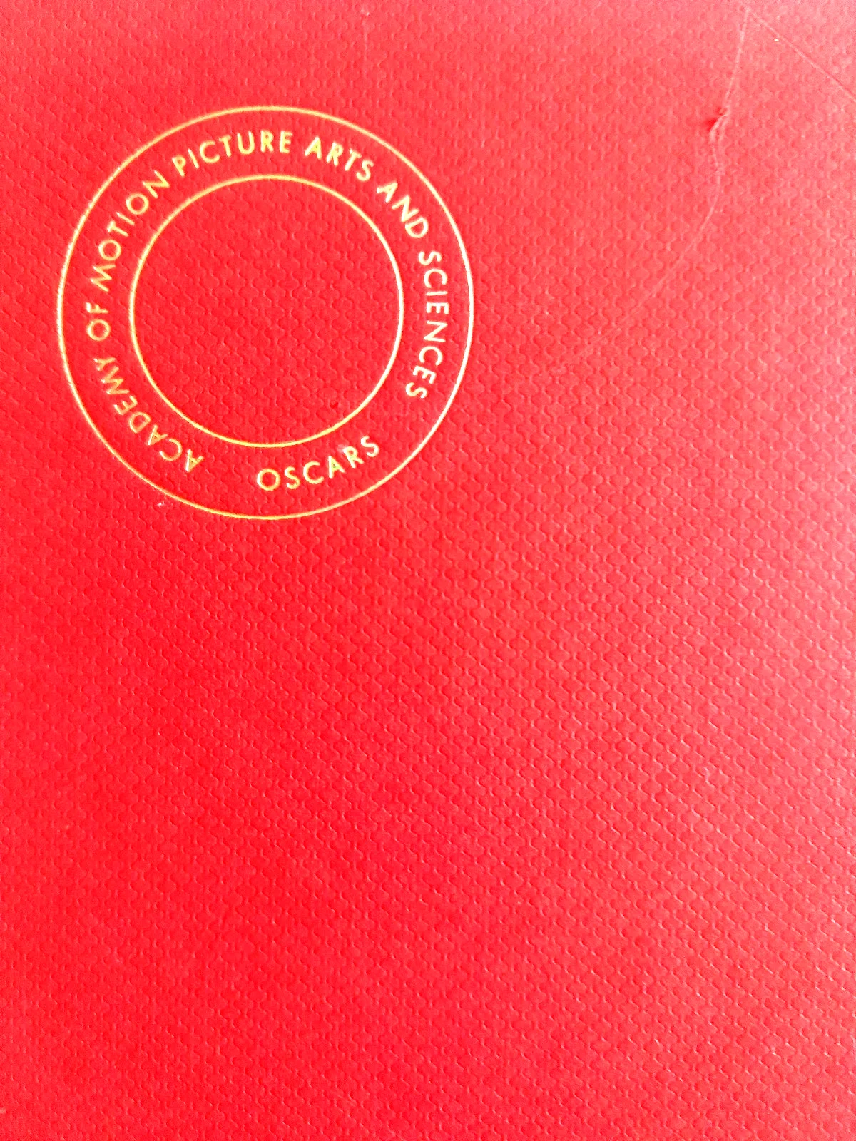 FANTASTIC COLLECTIBLE LIMITED EDITION OSCARS RED HARDBACK SPIRAL BOUND NOTEBOOK, image 2
