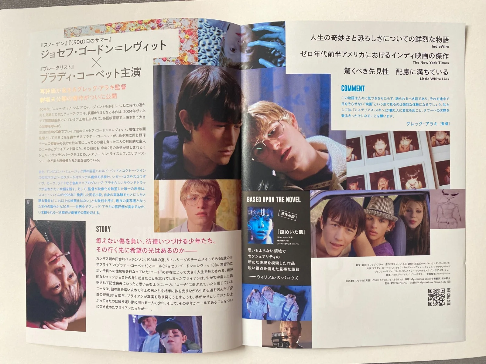 Mysterious Skin Original Japanese double Chirashi poster Greg Araki, изображение 4
