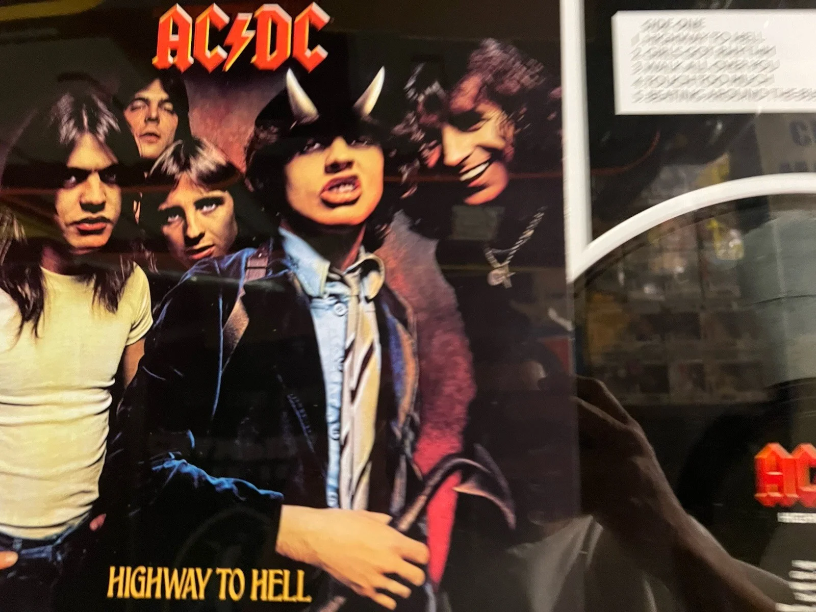 AC/DC Highway to Hell (1979) Vinyl Record Wall Art Framed NEW!!!, image 4