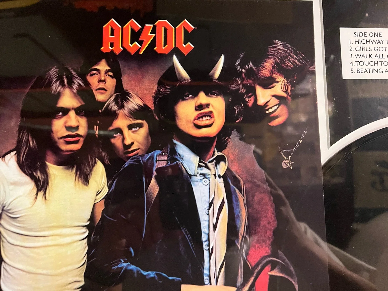 AC/DC Highway to Hell (1979) Vinyl Record Wall Art Framed NEW!!!, image 5