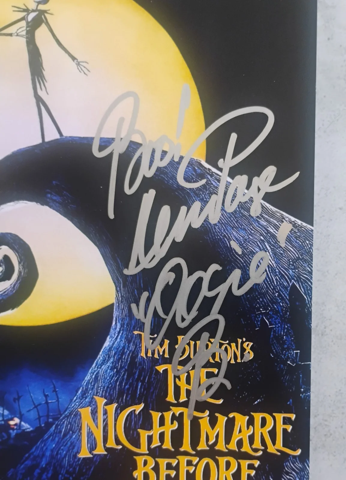 Nightmare Before Christmas Cast Signed Photo JSA COA Ken Page, Catherine O'Hara, изображение 3