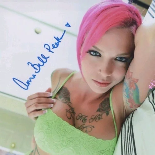Anna Bell Peaks — CrAzY hott 🔥, Adult film star, Anna Bell Peaks- signed 8x10 Photo w/COA, изображение 2