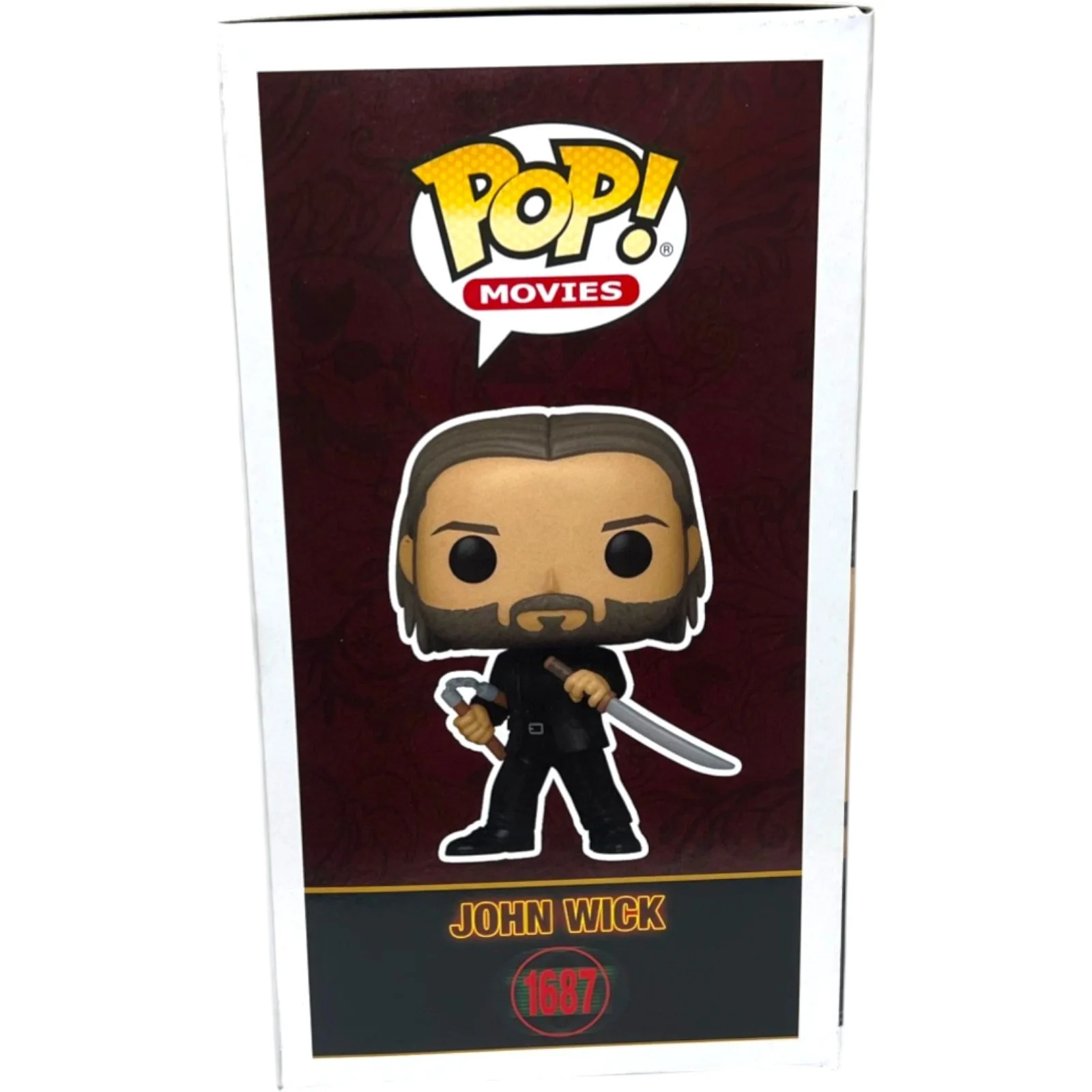 KEANU REEVES — KEANU REEVES SIGNED JOHN WICK CHAPTER 4 FUNKO POP POP! 1687 THE MATRIX NEO JSA, image 3