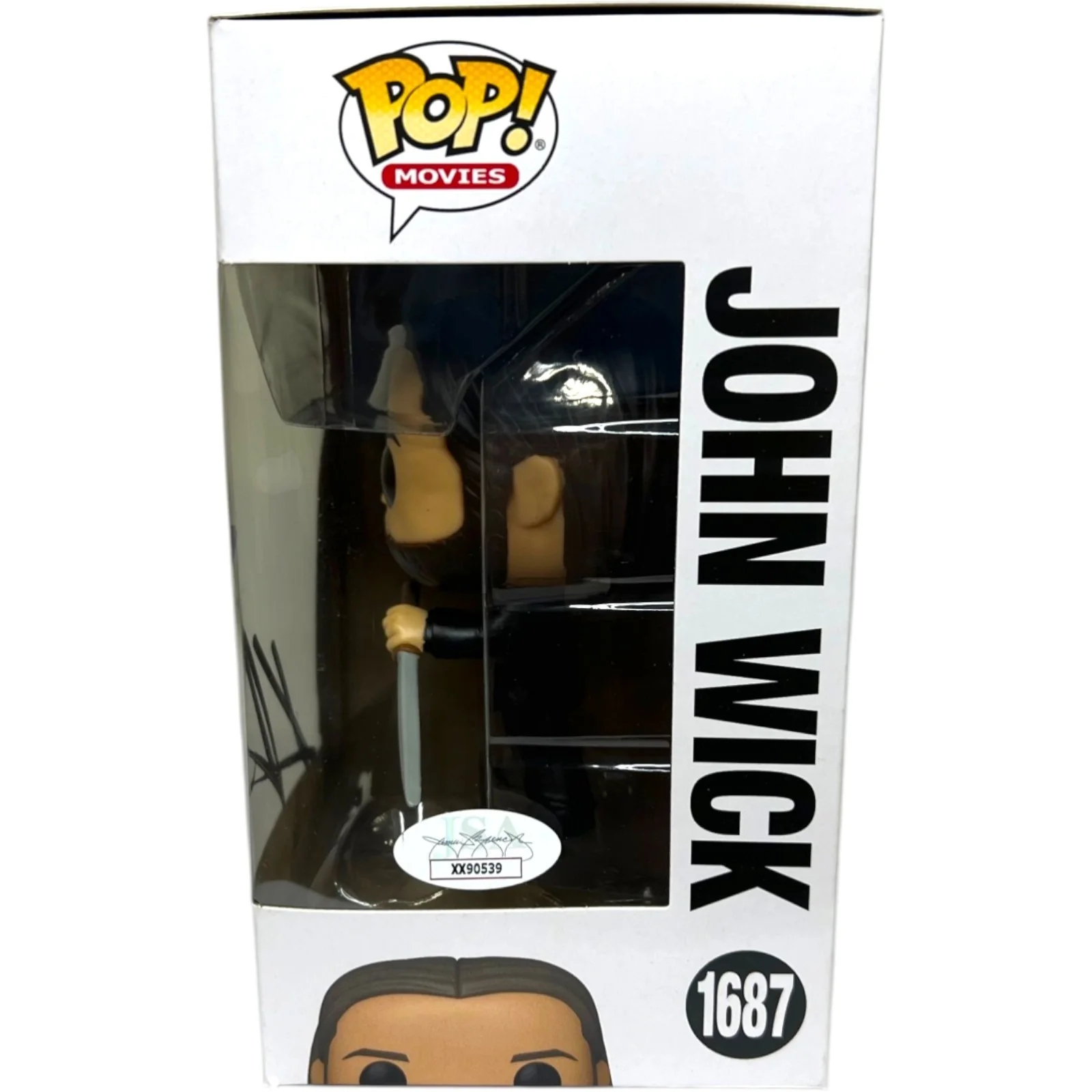 KEANU REEVES — KEANU REEVES SIGNED JOHN WICK CHAPTER 4 FUNKO POP POP! 1687 THE MATRIX NEO JSA, image 5