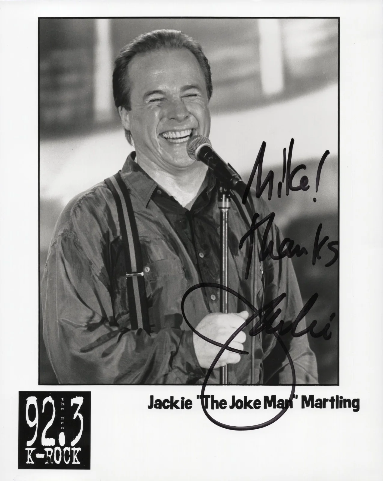 Jackie Martling — Jackie Martling Actor & Comedian Autographed Signed 8X10 Photo Howard Stern Show