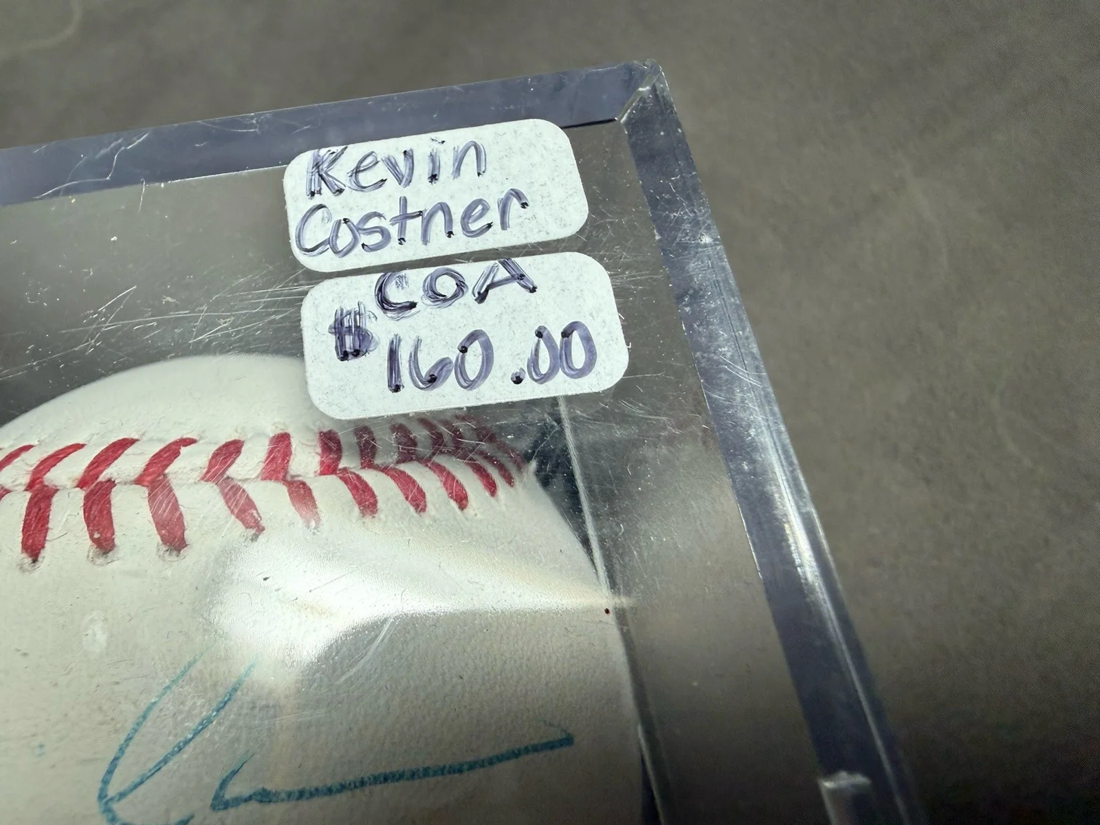 Kevin Costner — Kevin Costner Field Of Dreams Signed Baseball Tristar Authenticated Autographed, изображение 3
