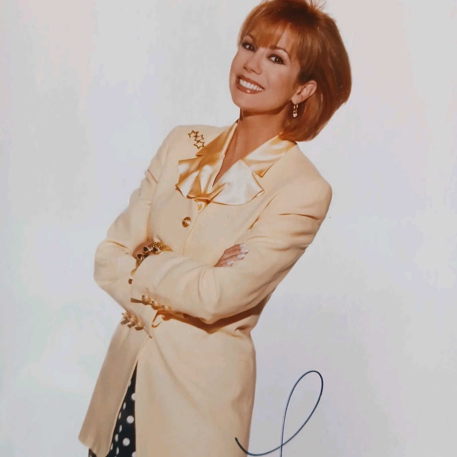 kathie lee gifford — kathie lee gifford signed 8x10 photo live! with regis singer host author, image 3