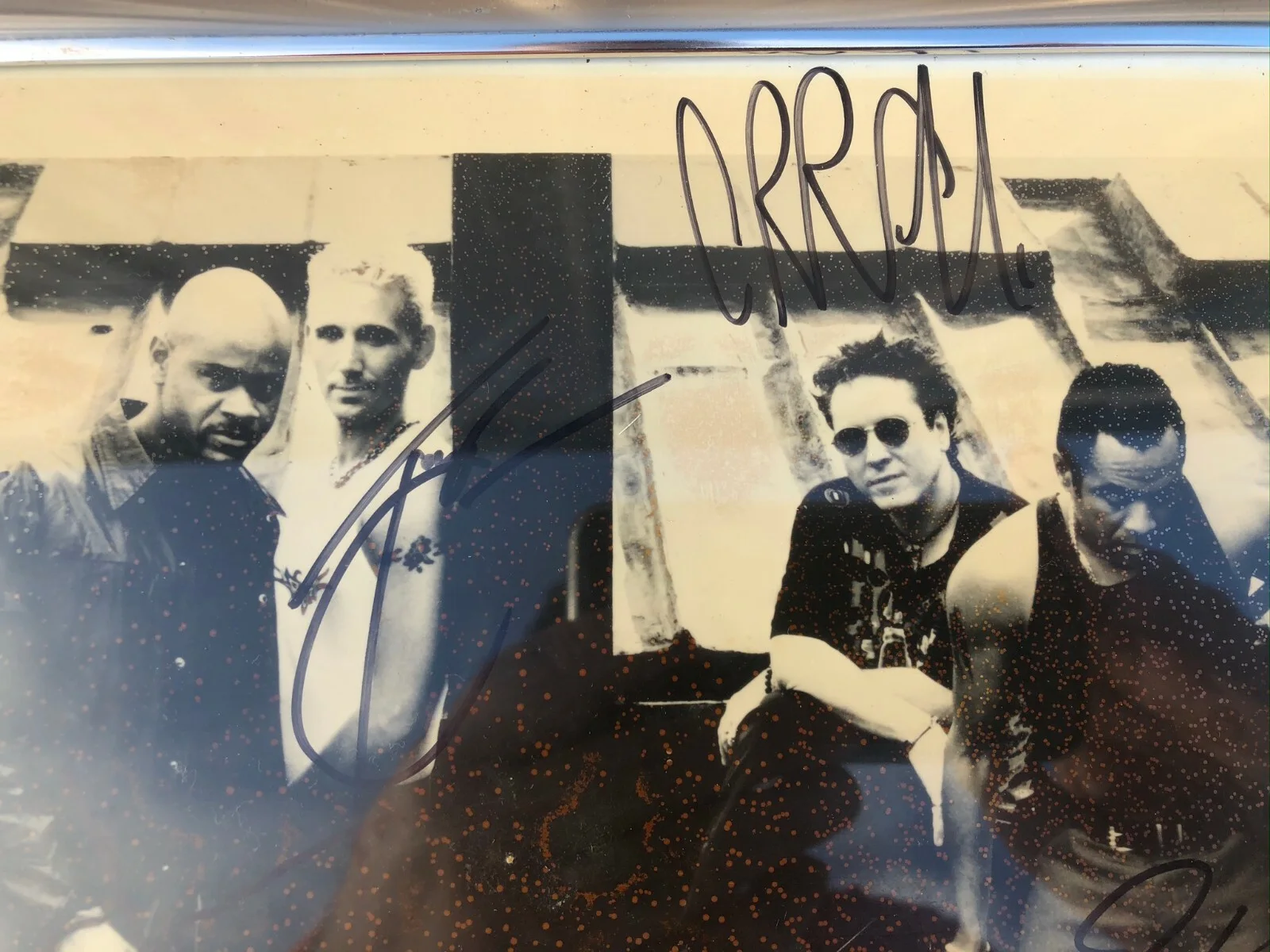 BLESSID UNION OF SOULS AUTOGRAPHED FRAMED PHOTOGRAPH - 10.5"x 8.5", image 3