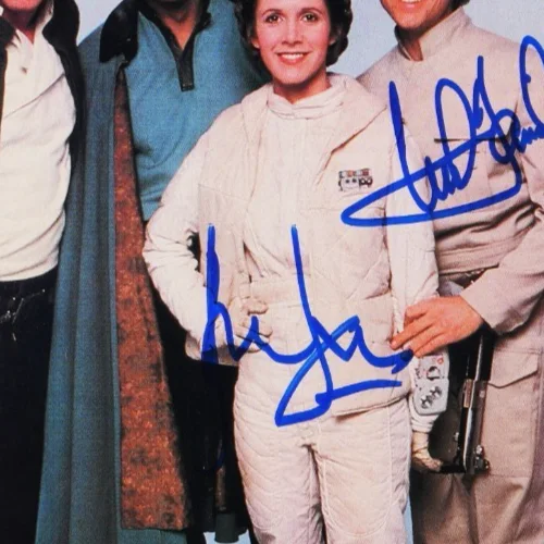 Carrie Fisher, Harrison Ford, Mark Hamill, Billy Dee Williams — HARRISON FORD, FISHER, HAMILL, BILLY DEE Signed People Magazine PSA 7.0 Auto 9, изображение 4