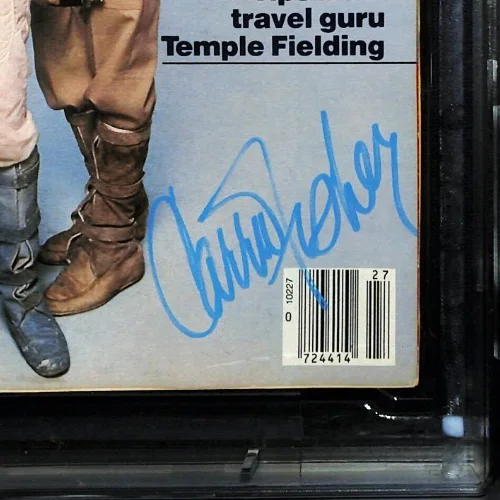 Carrie Fisher, Harrison Ford, Mark Hamill, Billy Dee Williams — HARRISON FORD, FISHER, HAMILL, BILLY DEE Signed People Magazine PSA 7.0 Auto 9, изображение 5