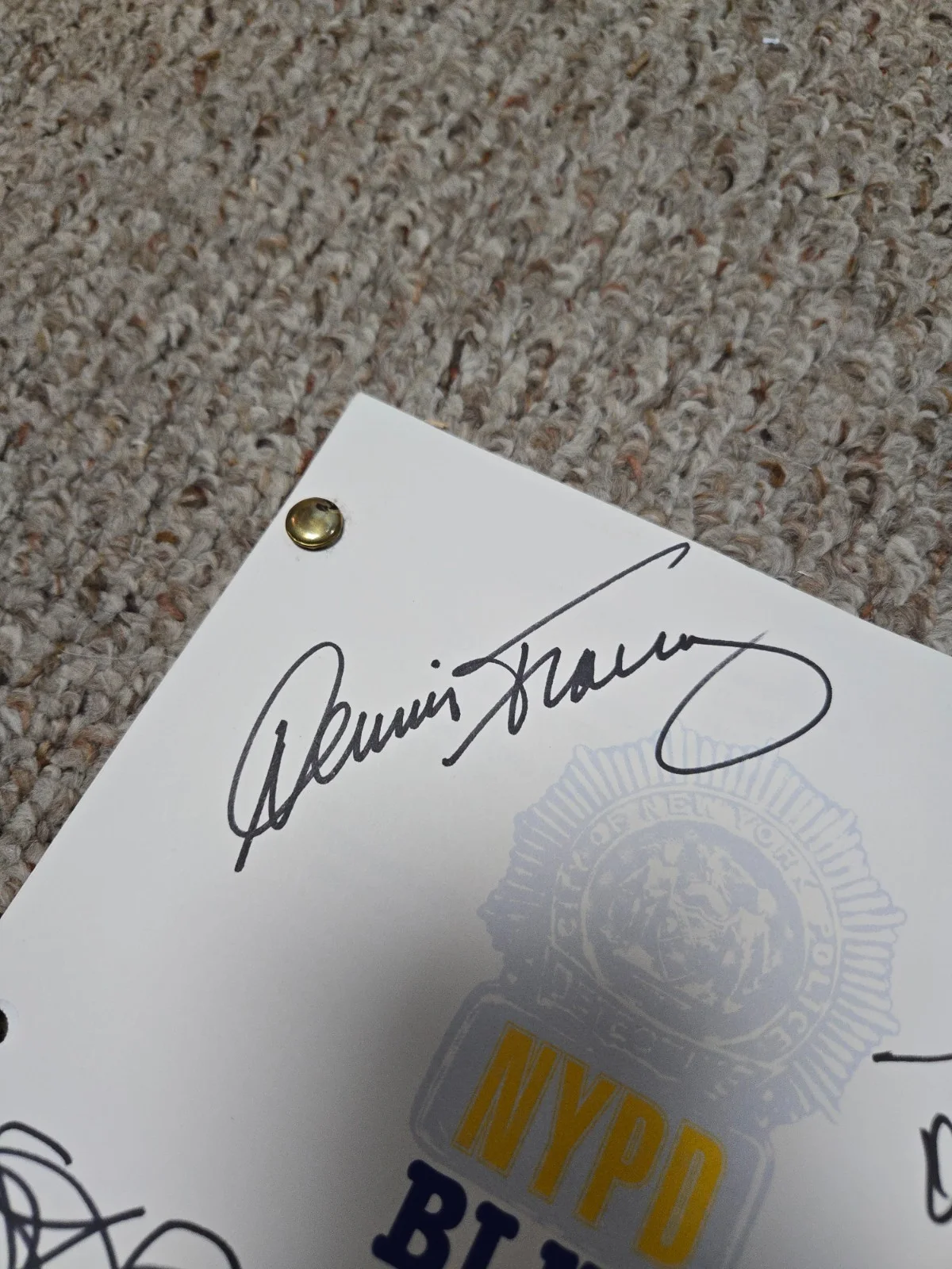 NYPD Blue "Hearts and Souls" Signed Script Cast Autographed-Franz-Exc Shape!, image 2
