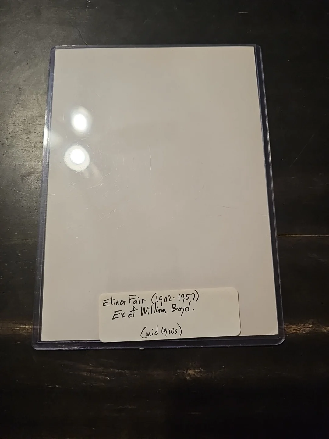 ELINOR FAIR - PHOTOGRAPH - AUTOGRAPH - - WILLIAM BOYD -, image 3