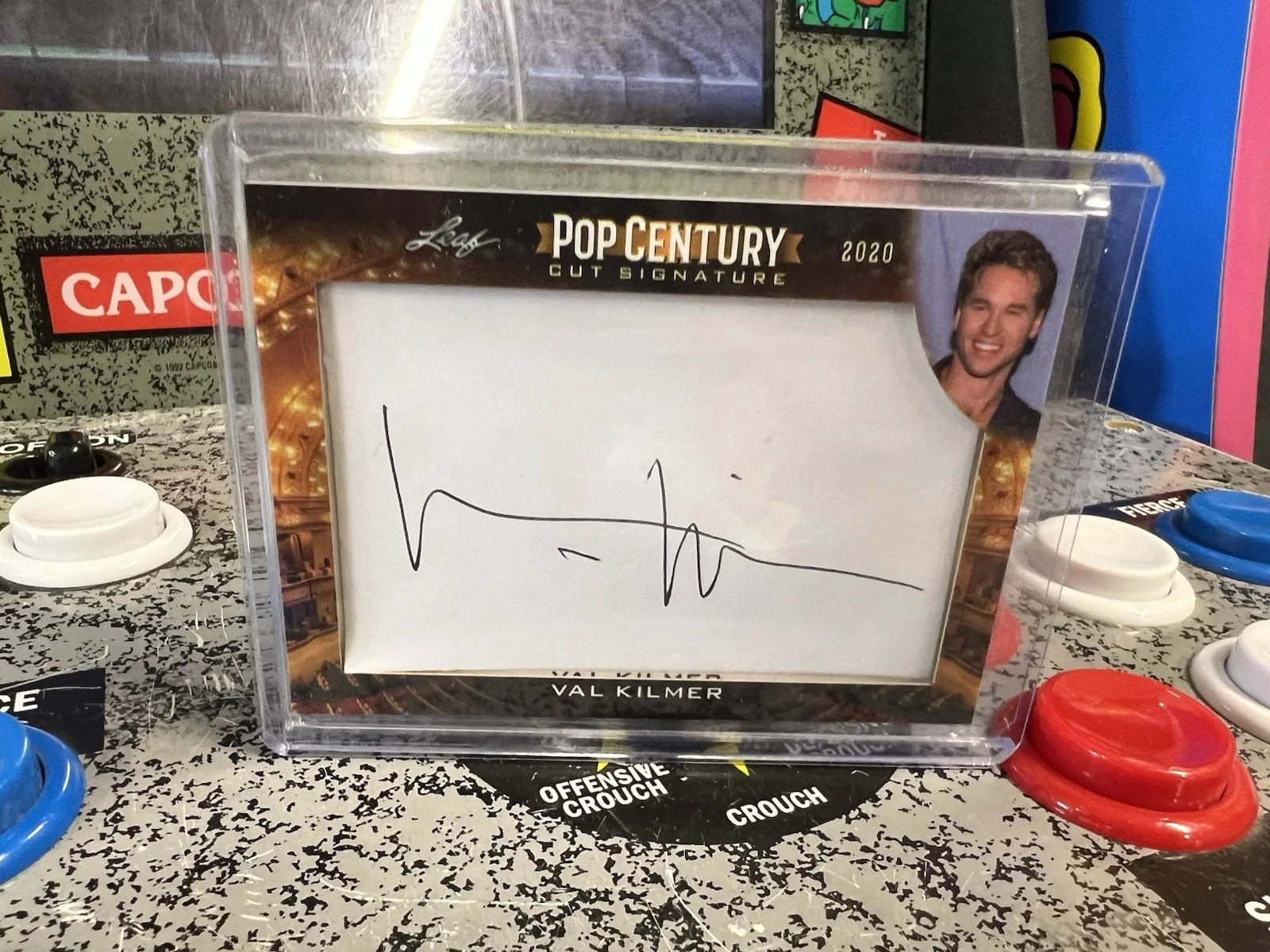 VAL KILMER — 2020 Leaf Pop Century Cut Signatures Val Kilmer Autograph Auto NM-MT, изображение 3