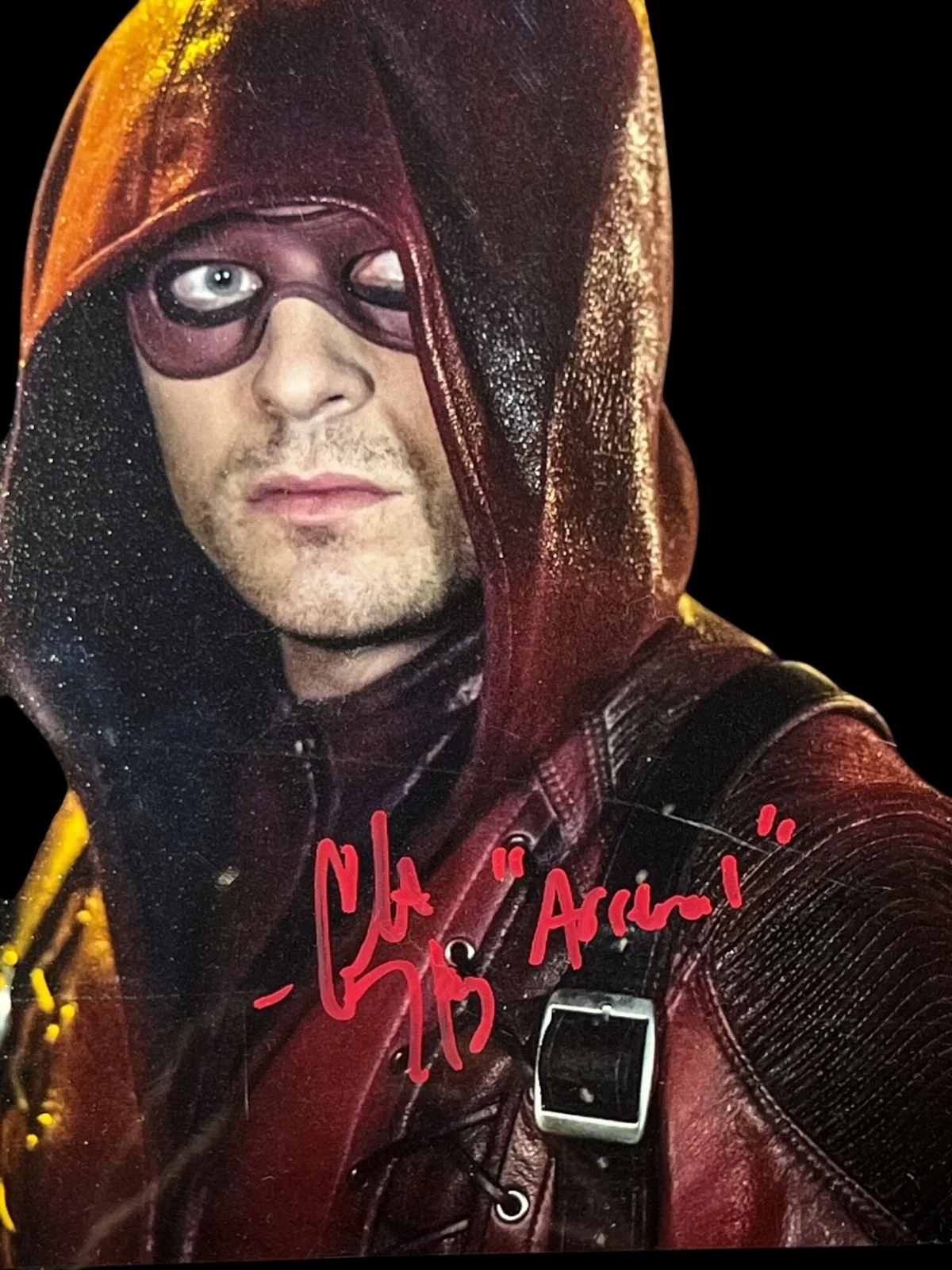 Colton Haynes — Colton Haynes Signed Arsenal Arrow 8x10 Photo Autograph SWAU COA A55486, изображение 2