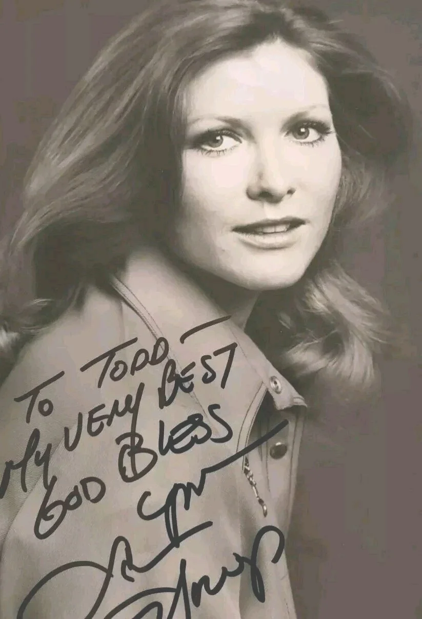 Susan Howard — Susan Howard Signed 8x10 Photo Autograph To Todd Dallas TV Actress, изображение 2