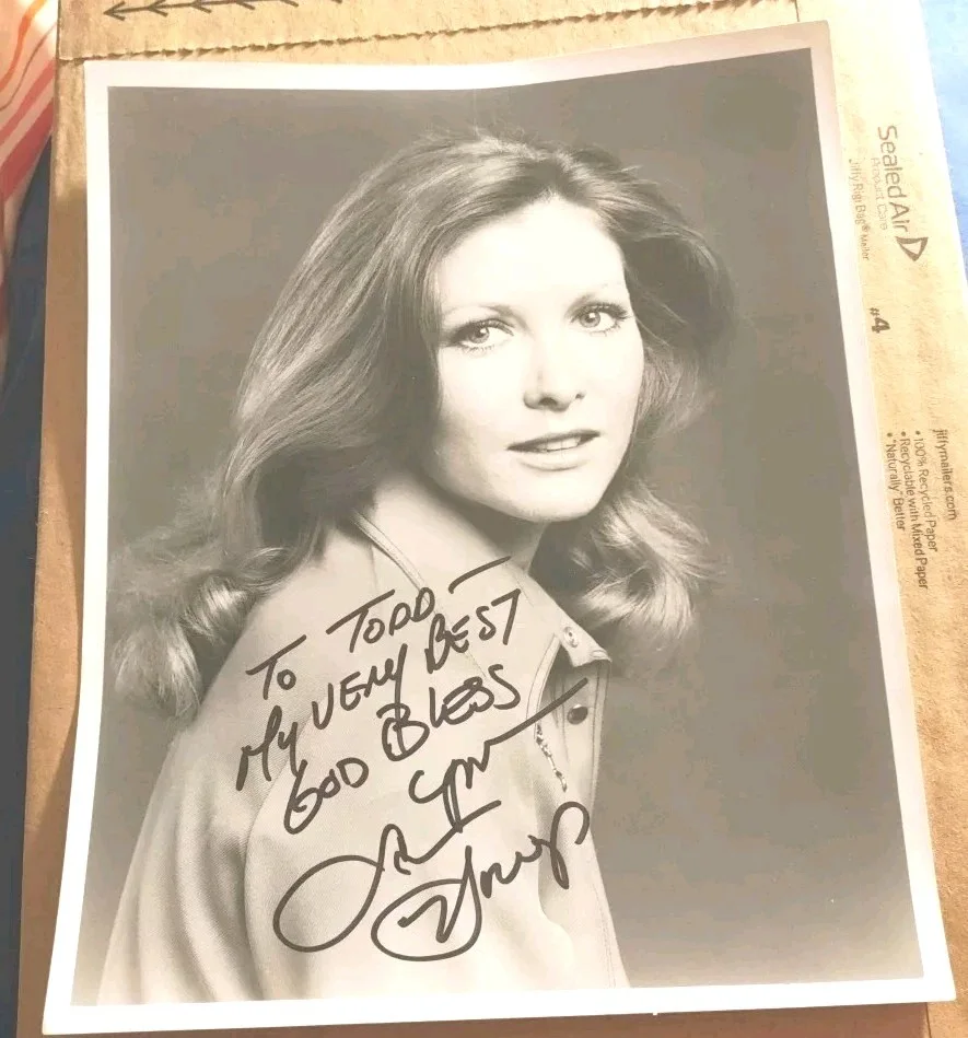 Susan Howard — Susan Howard Signed 8x10 Photo Autograph To Todd Dallas TV Actress, изображение 5