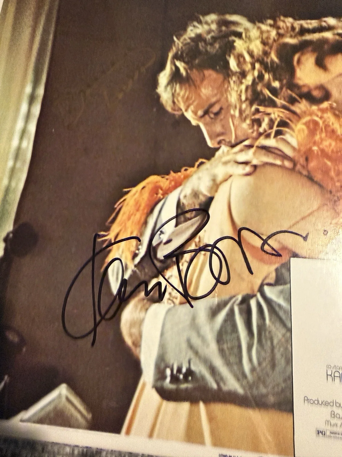 Karen Black — The Great Gatsby 1974 Original Color Lobby Card - Signed with BAS COA, изображение 2