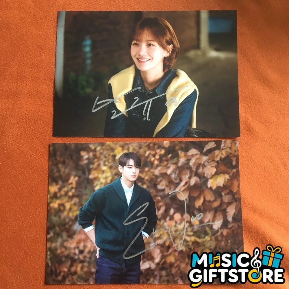 Cha EunWoo Gyoo-yeong Park A Good Day to Be a Dog Photo K-POP Autographed 2023B, изображение 2