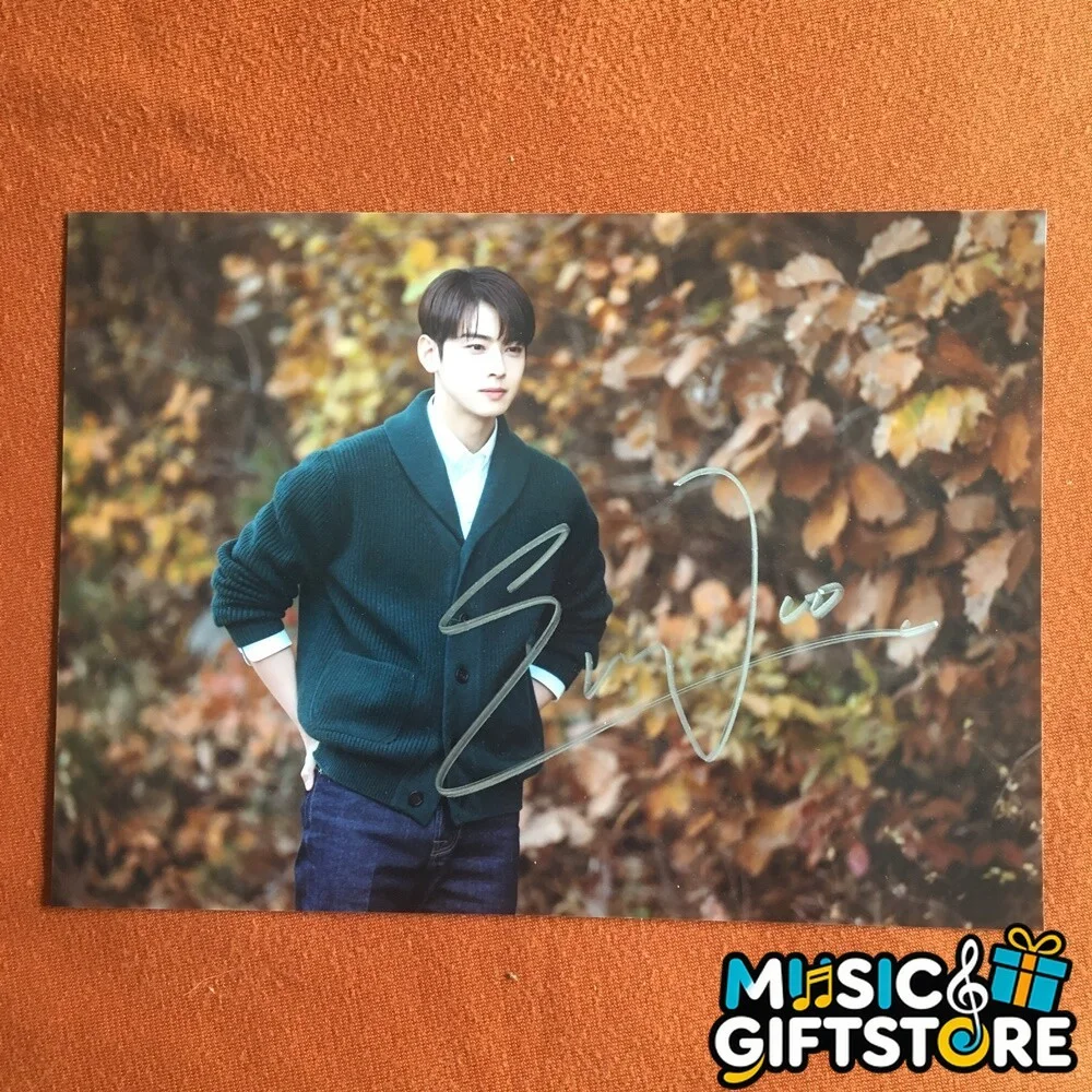 Cha EunWoo Gyoo-yeong Park A Good Day to Be a Dog Photo K-POP Autographed 2023B, изображение 4