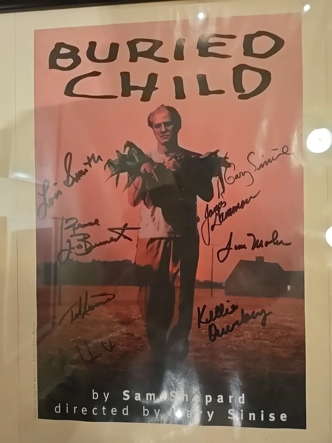Gary Sinise Autograph Steppenwolf Theatre Buried Child, image 3