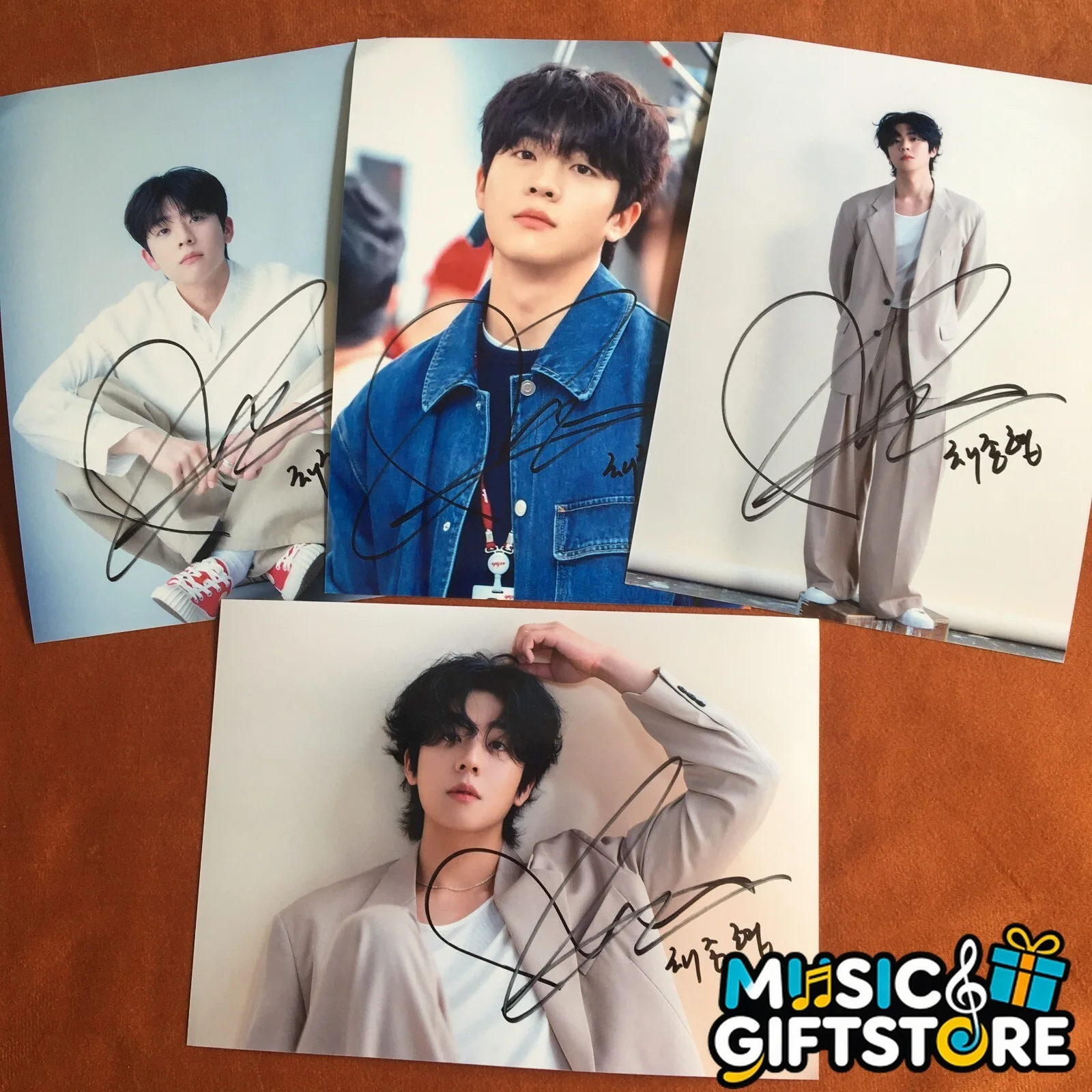Chae Jong Hyeop Autographed Signed Photo K-POP COLLECTION 4*6 2024 #MUGS, image 2