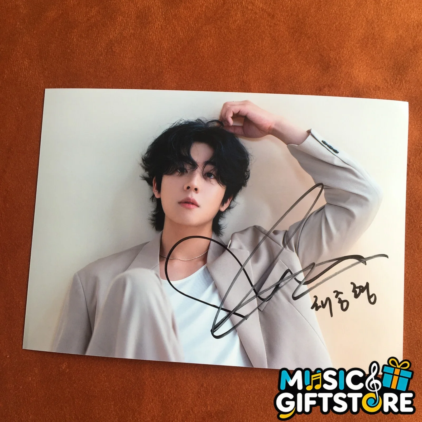 Chae Jong Hyeop Autographed Signed Photo K-POP COLLECTION 4*6 2024 #MUGS, image 5