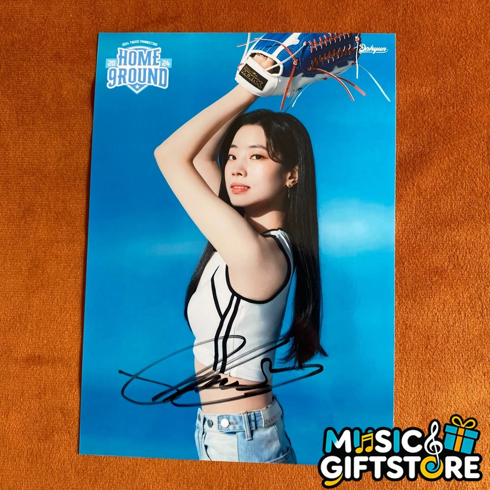 TWICE HOME GROUND Autographed Signed Photo 4*6 K-POP Collection 2024 #MUGS, изображение 5