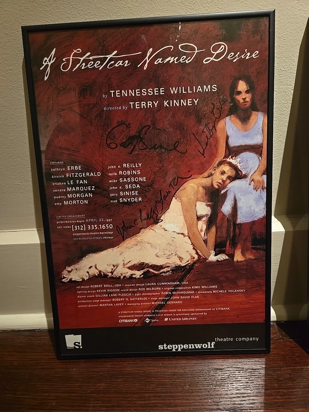 Gary Sinise Autograph Steppenwolf Theatre A Streetcar Named Desire, image 2