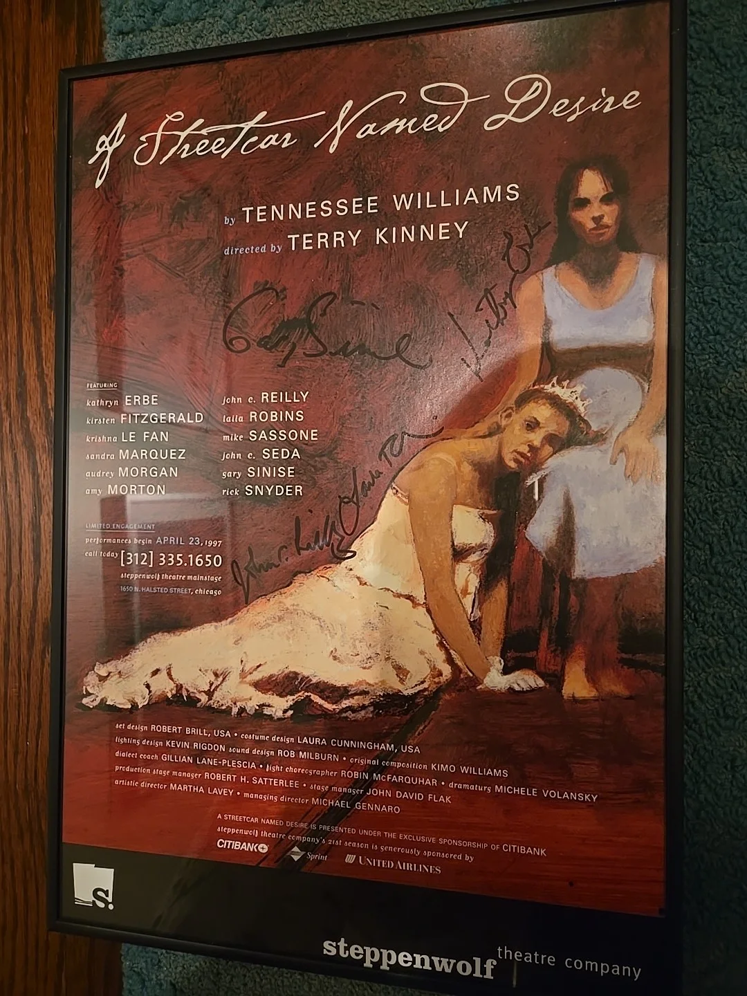 Gary Sinise Autograph Steppenwolf Theatre A Streetcar Named Desire, image 5