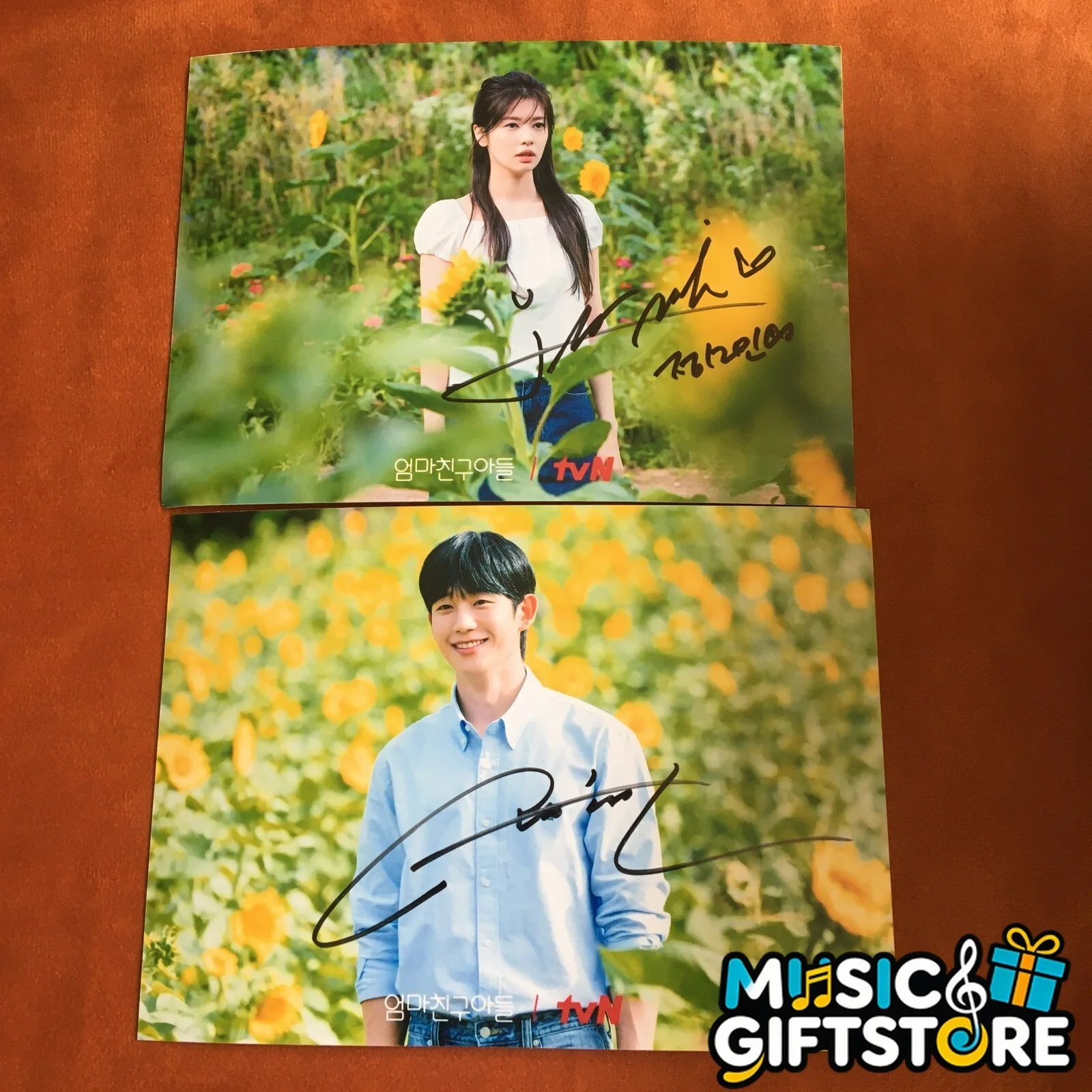 LOVE NEXT DOOR Jung Hae In So-Min Jung Autographed Signed Photo K-POP 2024Z #MUG, изображение 2