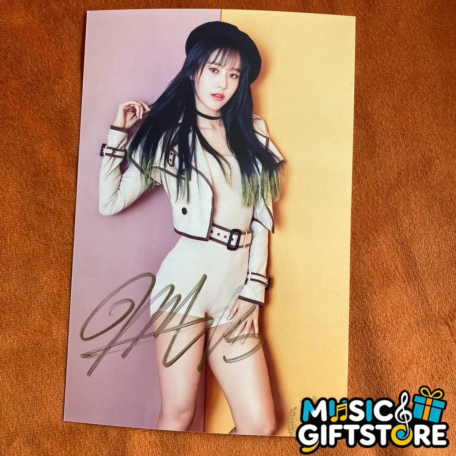 AOA Angle's Knock Autographed Signed Photo 4*6 K-POP Picture Collection 2021 #MU, image 3
