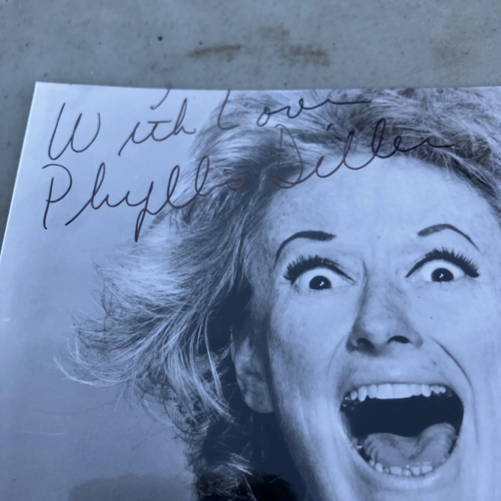 Phyllis Diller — GB6- PHYLLIS DILLER signed autographed 8x10 photo Actress Comedian Great Shot, изображение 2