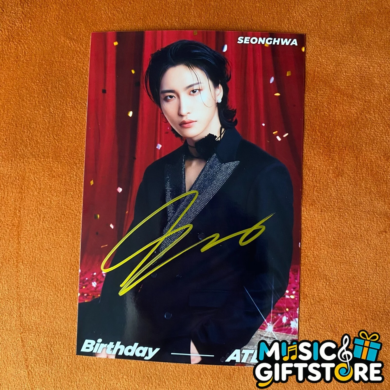 SALE ATEEZ ateez Autographed Signed Photo for Birthday K-POP Collection 2024 #MU, image 3