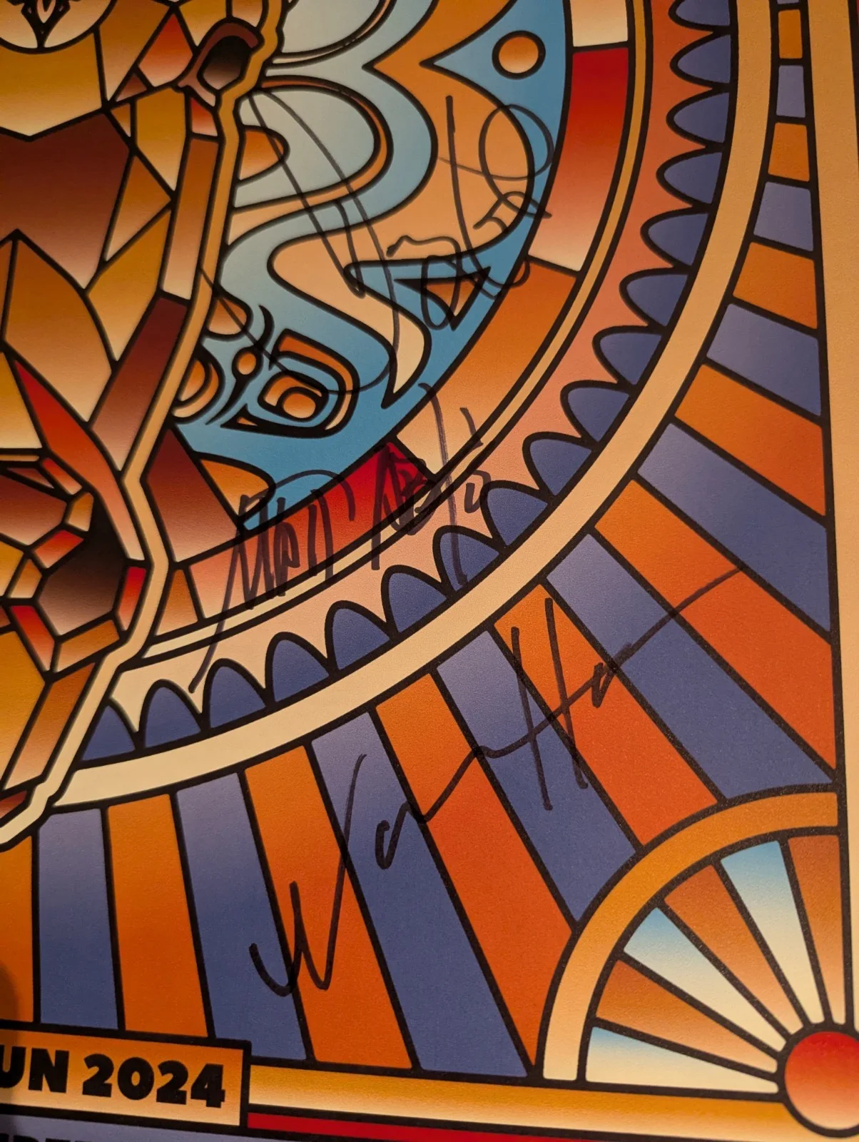 Govt Mule Autographed Poster - 2024 New Year's Run, image 2