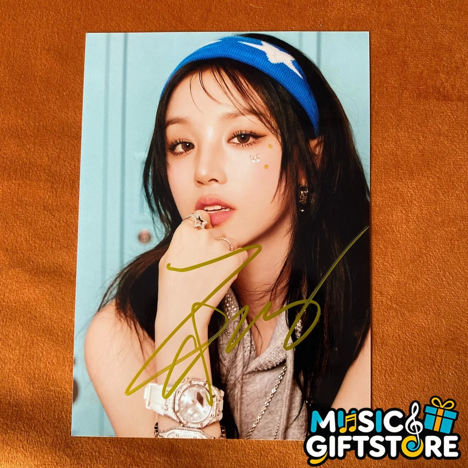 GIDLE SONG YUQI Autographed Signed Photo Autographs K-POP Collectibles 2024 #MUG, изображение 5