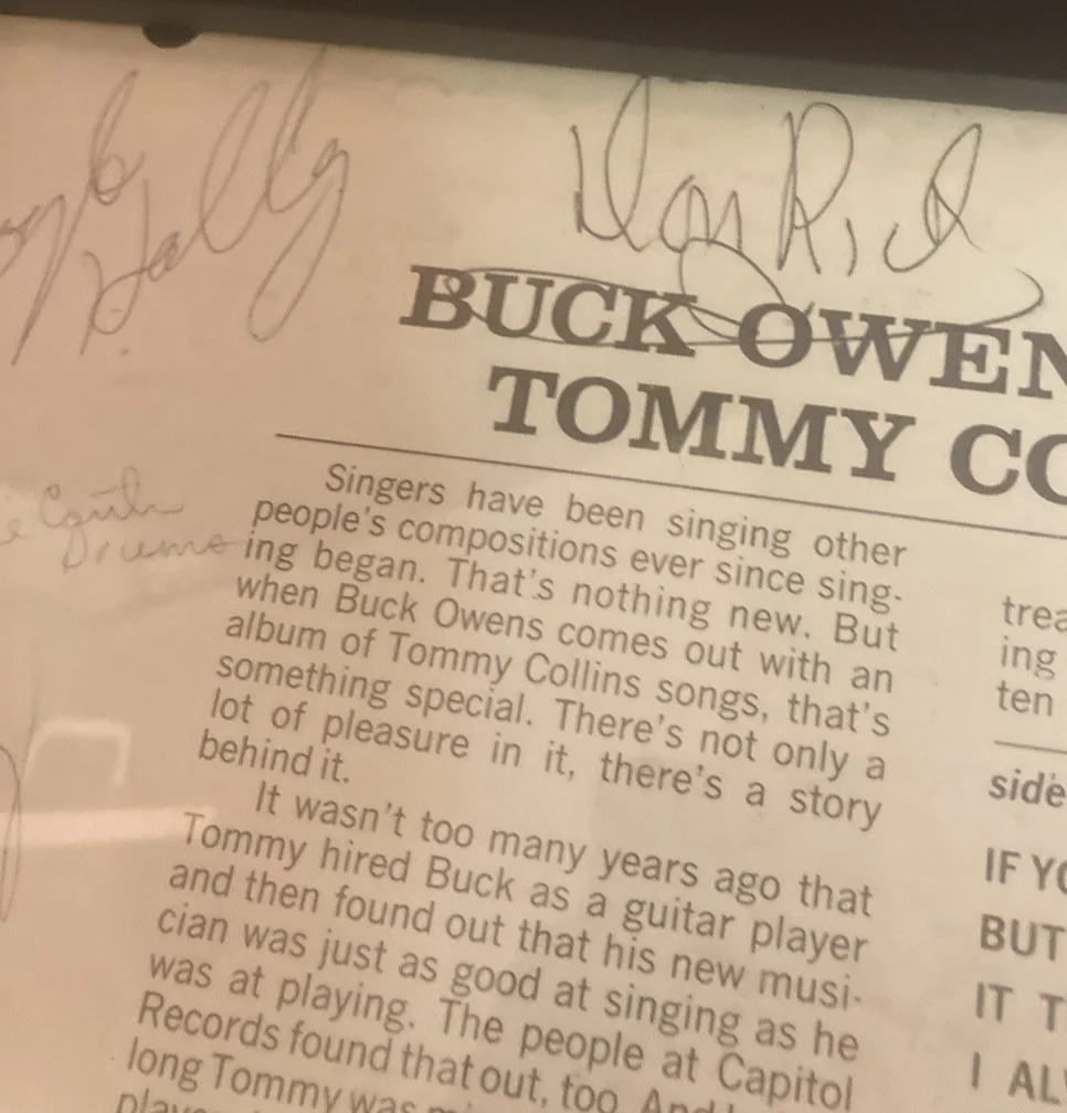 BUCK OWENS & HIS BUCKAROOS / BAND SIGNED ALBUM /CLASSIC LINEUP / MEGA RARE / JSA, изображение 4