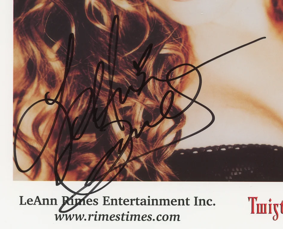 LeAnn Rimes Country Singer Autographed Signed 8x10 Photo Beckett BAS 24958, изображение 2