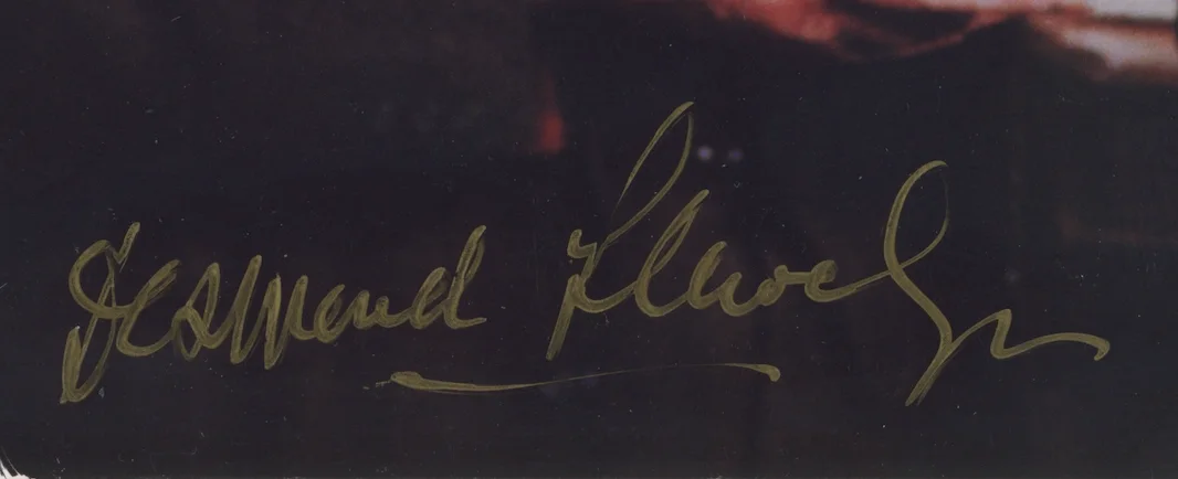 Roger Moore & Desmond Llewelyn Bond Autographed Signed 8x10 Photo AMCo COA 30758, image 3