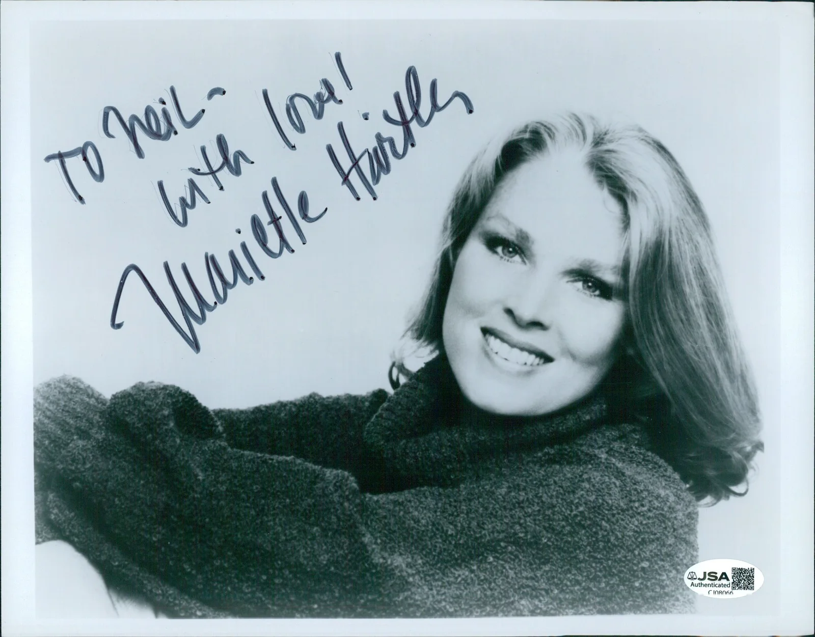 Mariette Hartley — Mariette Hartley Actress Signed 8x10 Glossy Photo JSA Authenticated Personalized