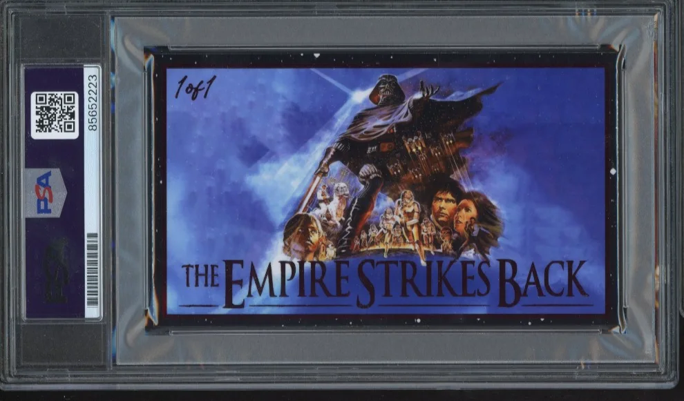James Earl Jones signed Cut 3x5 Custom Card PSA DNA Slab Star Wars Auto C5688, изображение 2