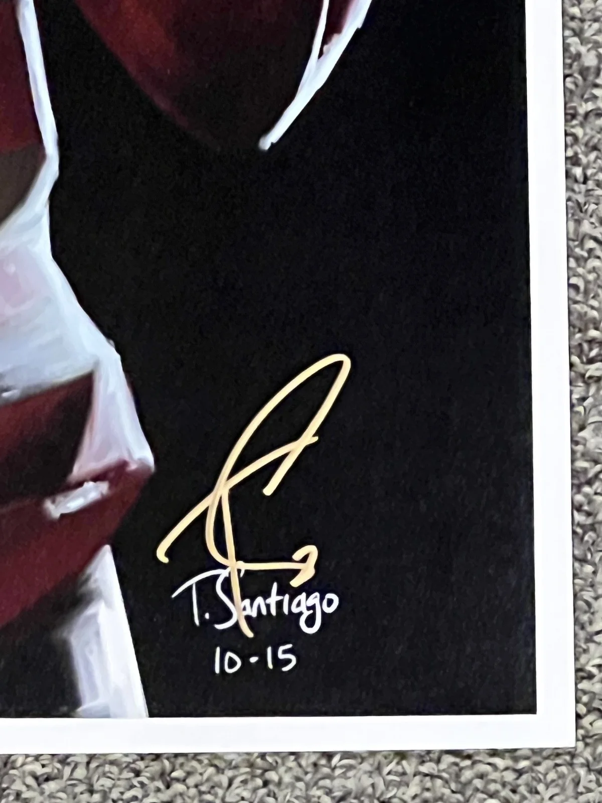 "Freddy Krueger" A Nightmare on Elm Street 13x19 PA AUTH signed by Tony Santiago, изображение 2