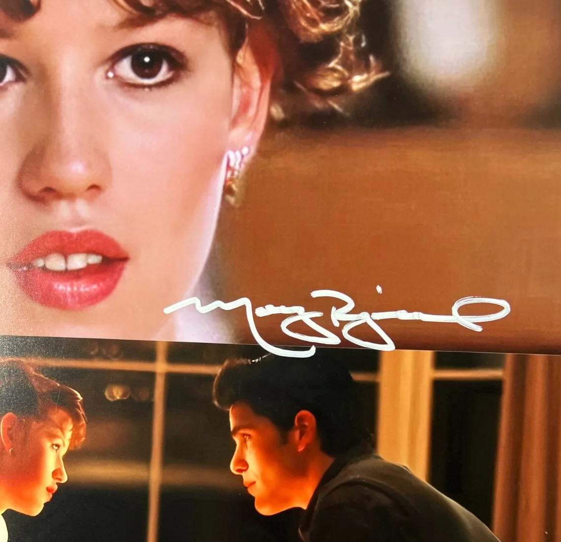 Molly Ringwald, Anthony Michael Hall — Sixteen Candles SIGNED C2E2 Print 13 x 19 Poster SIGNED Ringwald Hall JSA COA, image 3