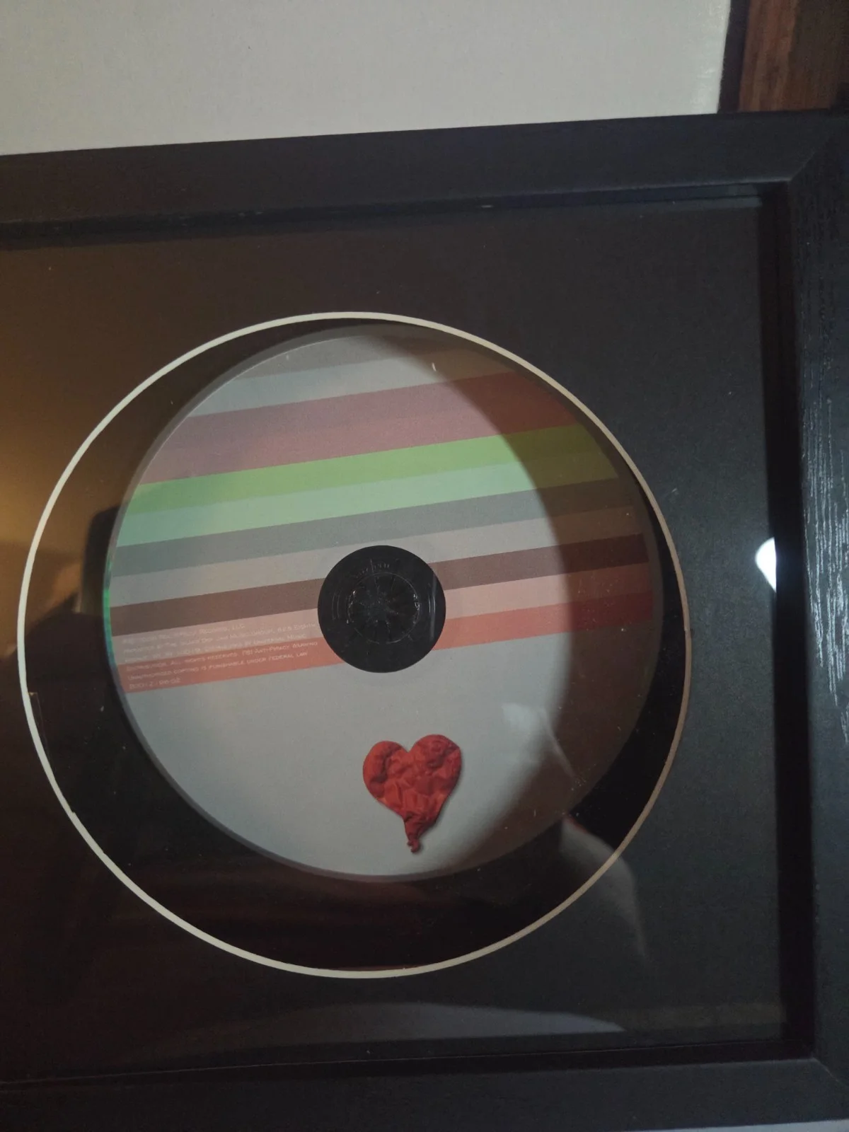 KANYE WEST signed "808s & Heartbreaks"CD ALBUM framed PSA/DNA free sh, image 4