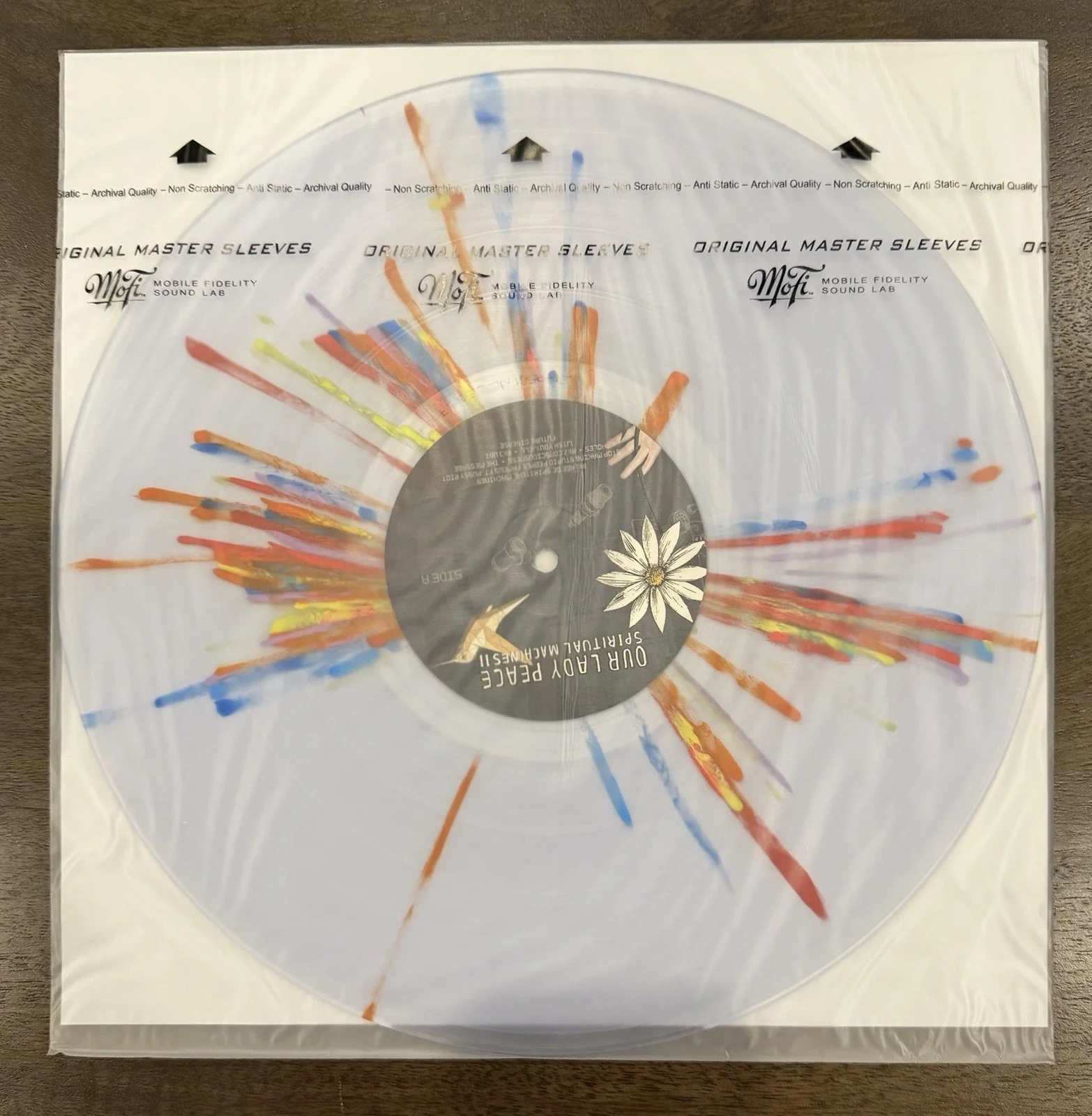 Our Lady Peace SIGNED Spiritual Machines II Splatter Vinyl Autographed LP Record, image 4